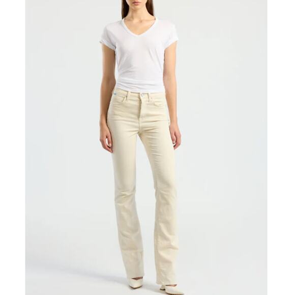 New COTTON CITIZEN Women's White Standard V Neck Tee Size M - Picture 10 of 10